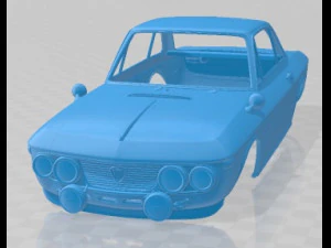 Carrozzeria stampabile Lancia Fulvia Rallye Modello di stampa 3D