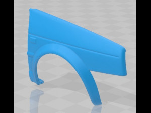 Volkswagen Golf GTI MK2 1985 Printable Car Modelo de impresión 3D