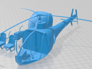 HAD1 T Helineo Printable Helicopter 3D Print Model