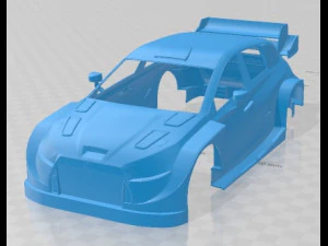 Hyundai i20 N Hybrid Rally Car WRC Printable Body Car 3D Print Model