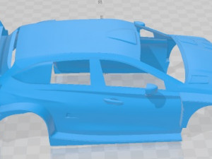 Hyundai i20 N Hybrid Rally Car WRC Printable Body Car Model do druku 3D
