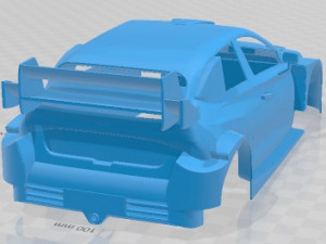 Hyundai i20 N Hybrid Rally Car WRC Printable Body Car Model do druku 3D