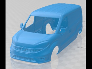Fiat Doblo Maxi Combi 263 2015 Printable Body Van 3D Print Model