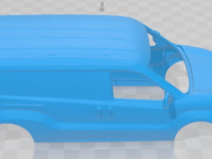 Fiat Doblo Maxi Combi 263 2015 Printable Body Van 3Dプリントモデル
