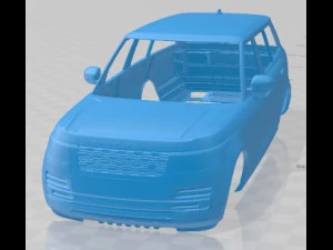 路虎揽胜 SVAutobiography Ultimate LWB 2021 可打印车身汽车 3D 打印模型