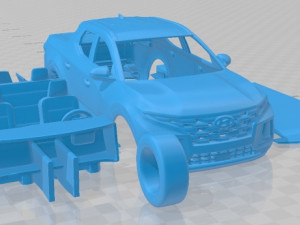 Hyundai Santa Cruz 2022 Printable Car 3D प्रिंट मॉडल