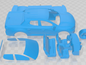 Hyundai Santa Cruz 2022 Printable Car 3D प्रिंट मॉडल