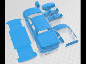 Hyundai Santa Cruz 2022 Printable Car 3D प्रिंट मॉडल