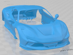 Ferrari F8 Tributo 2020 Printable Body Car 3D Принт Модель