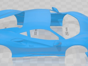 Ferrari F8 Tributo 2020 Printable Body Car 3D Принт Модель