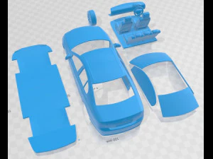 Falcon Fairmont 2005 Printable Car 3D Print Model