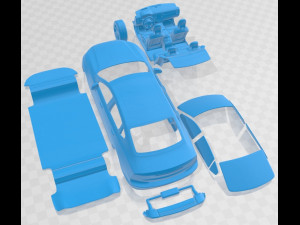 Volvo S90 Printable Car in separate parts Modelo de impresión 3D