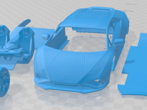 Huracan Evo 2021 Printable Car Modelo de impresión 3D