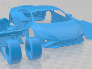 Huracan Evo 2021 Printable Car 3D Print Model