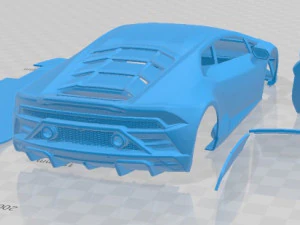 Huracan Evo 2021 Printable Car 3D Print Model