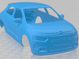 Citroen C4 Cactus 2018 Printable Body Car 3D प्रिंट मॉडल