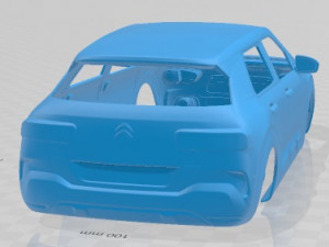 Citroen C4 Cactus 2018 Printable Body Car 3D प्रिंट मॉडल