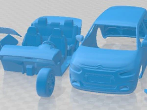 시트로엥 C4 선인장 2018 인쇄 가능한 자동차 3D 프린트 모델