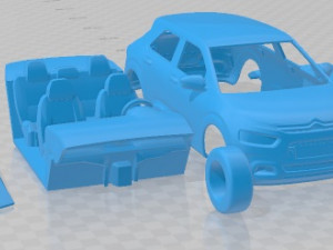 Citroen C4 Cactus 2018 Printable Car 3Dプリントモデル