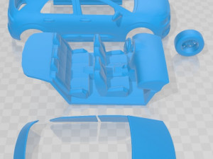 Citroen C4 Cactus 2018 Printable Car 3Dプリントモデル