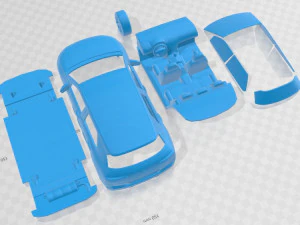 Citroen C4 Cactus 2018 Printable Car 3D Print Model