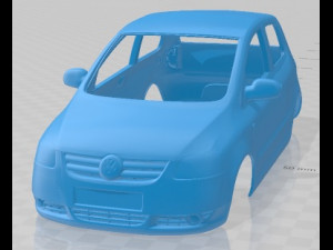 Volkswagen Fox 2005 Printable Body Car 3D Print Model