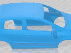 Volkswagen Fox 2005 Printable Body Car 3D Print Model