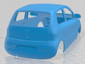 Volkswagen Fox 2005 Printable Body Car 3D Print Model
