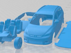Mazda 5 Sport 2005 Printable Car 3D Print Model