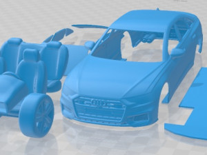 Audi S6 2020 Printable Car 3D 프린트 모델