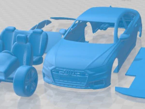 Audi S6 2020 Printable Car 3D Print Model