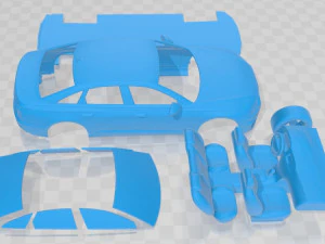 Audi S6 2020 Printable Car 3D Print Model