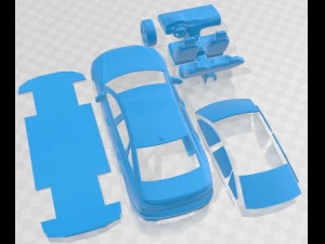 Audi S6 2020 Printable Car 3D Print Model