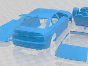Audi S6 2020 Printable Car 3D Print Model