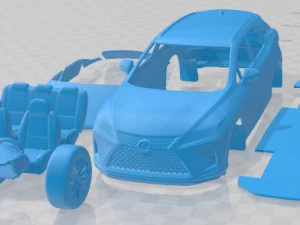 Автомобіль для друку Lexus RX 2020 3D Принт Модель