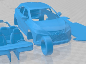 Lexus RX 2020 Printable Car 3D Принт Модель