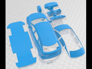 Lexus RX 2020 Printable Car 3D Print Model