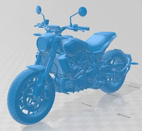 Indian FTR 1200 S 2019 Printable Motorbike 3D Print Model .c4d .max .obj .3ds .fbx .stl .blend