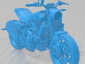 Indian FTR 1200 S 2019 Printable Motorbike 3D Print Model