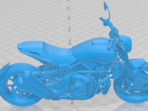 Indian FTR 1200 S 2019 Printable Motorbike Modelo de impresión 3D