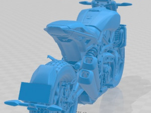 Indian FTR 1200 S 2019 Printable Motorbike Modelo de impresión 3D