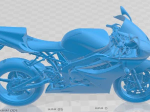 Triumph Daytona 675 SE Printable Motorbike 3D Print Model