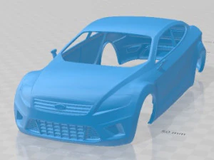 Losis 2005 Printable Body Car 3D Print Model