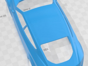 Losis 2005 Printable Body Car 3D Print Model