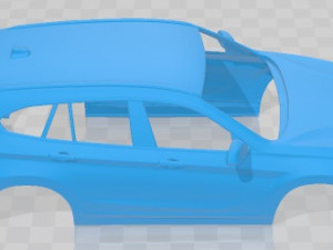 X1 M Sport 2020 Printable Body Car 3Dプリントモデル