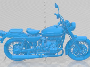 Ural Solo ST 2013 Printable Motorbike Model do druku 3D
