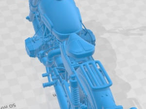 Ural Solo ST 2013 Printable Motorbike Model do druku 3D