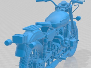 Ural Solo ST 2013 Printable Motorbike Model do druku 3D
