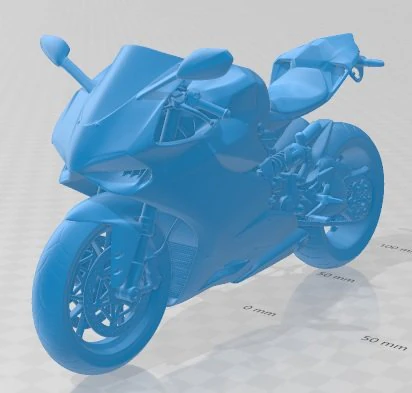 Ducati 1199 Panigale 2012 Printable Motorbike 3D Print Model .c4d .max .obj .3ds .fbx .stl .blend 