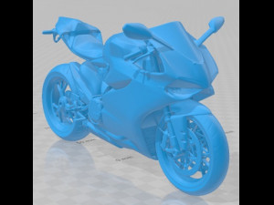 Ducati 1199 Panigale 2012 Printable Motorbike 3D Print Model